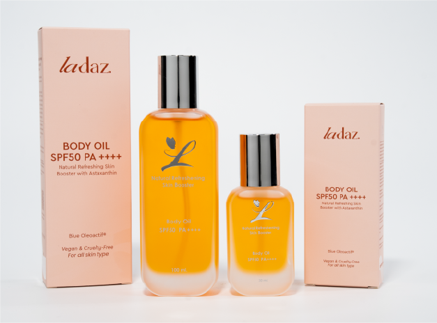 Ladaz Refreshening Skin Booster Body Oil SPF 50 PA ++++ (30ml)/(100ml)