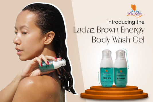 Introducing the Ladaz Brown Energy Body Wash Gel