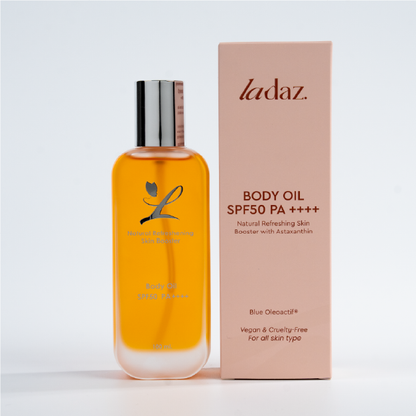 Ladaz Refreshening Skin Booster Body Oil SPF 50 PA ++++ (30ml)/(100ml)